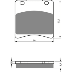 Goldfren jarrupalat 085 Ceramic Carbon S3