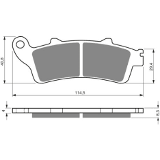 Goldfren jarrupalat 178 Ceramic carbon AD