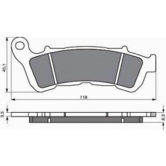 Goldfren jarrupalat 257 Ceramic Carbon AD