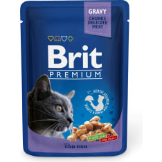 Brit Premium Cat cod in sauce 100 g