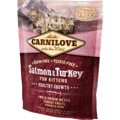 Carnilove Salmon-Turkey Kittens -Healthy Gro 400 g kissanpennun kuivaruoka
