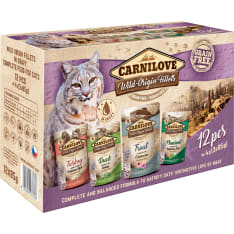 Carnilove Cat Multipack 12 x 85 g kissan märkäruoka