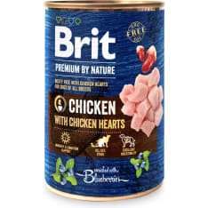 Brit Premium by Nature kana-sydän 400 g