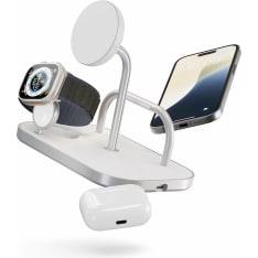 Zens 4-in-1 Qi2 60W USB-C Out White langaton laturi