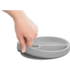 Minikoioi Portions harmaa silikoni lautanen