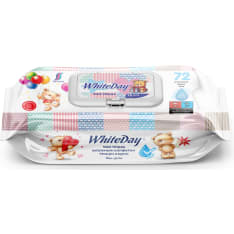 Whiteday Cute Bear 72 kpl vauvanhoitopyyhe