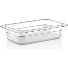 GN clear PC 1/4 65 mm GN container