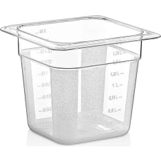 GN clear PC 1/6 150 mm GN container