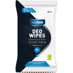 Deep Fresh Deo Sport Men 20 kpl kosteuspyyhkeet