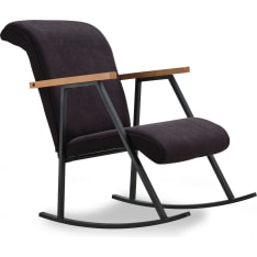 Chic Home Collection Yonna musta keinutuoli