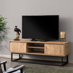Chic Home Collection Amanda 140 cm ruskea/musta tv-taso