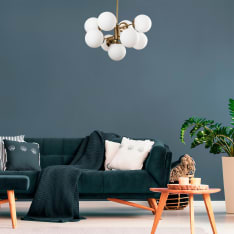 Chic Home Collection Kuutamo 70x80 cm kulta/valkoinen kattovalaisin