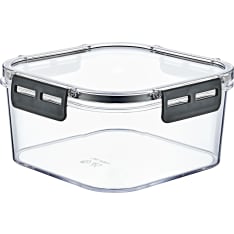 Emhouse 1800 ml storage jar, square