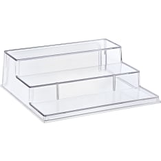 Emhouse clear 3-tier shelf