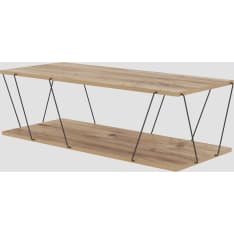 Chic Home Collection Laila ruskea/musta sohvapöytä