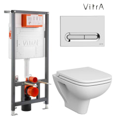 Vitra S20 Rim-Ex 4in1 seinä-WC-paketti