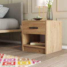 Chic Home Collection Sulo vaaleanruskea yöpöytä