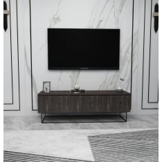 Chic Home Collection Kai 140 cm tummanruskea/musta tv-taso