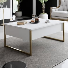 Chic Home Collection Kasper valkoinen/kulta sohvapöytä