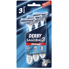 Derby Samurai3 Platinum 3pcs shaving pads