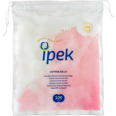Ipek 100 kpl valkoiset vanupallot