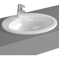 Vitra S20 48 cm  valkoinen upotettava pesuallas