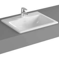Vitra S20K 55 cm  valkoinen upotettava pesuallas