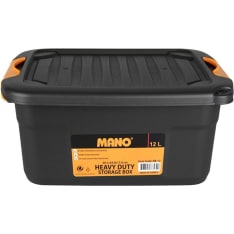 Mano black 12 L storage box