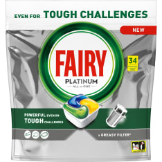 Fairy Platinum All in One Original 34 kpl konetiskitabletti