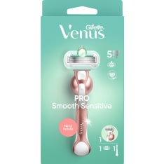 Gillette Venus Deluxe Smooth Sensitive RoseGlod razor + 1 blade