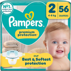 Pampers Premium Protection New Baby S2 4-8kg 56kpl teippivaippa