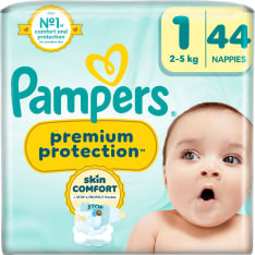 Pampers Premium Protection S1 2-5kg 44kpl teippivaippa