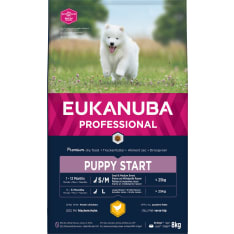Eukanuba Dog Puppy Start 8 kg koiranpennun kuivaruoka
