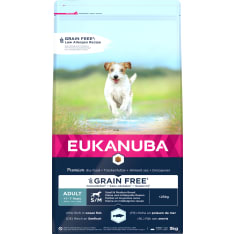 Eukanuba Dog Grain Free Adult Small/ medium Ocean Fish 3 kg koiran kuivaruoka