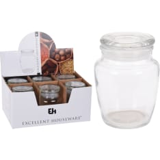 Km glass jar 7x9 cm