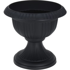 KM 40x37cm black flower pot