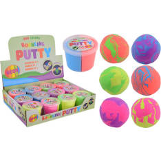 Bouncing Putty pomppumassa neonväreillä