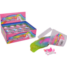 Rainbow Unicorn Putty Limamassa yksisarvishahmolla