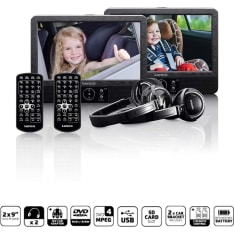 Lenco DVP-939 2x 9" kannettava DVD-soitin