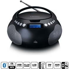 Lenco SCD-331BK Portable CD/MP3 radio