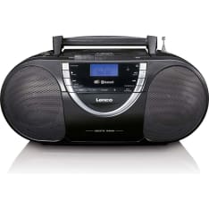 Lenco SCD-6900BK kannettava cd-/kasettisoitin