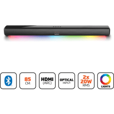 Lenco SB-042LEDBK Bluetooth/HDMI 85cm 40W Soundbar