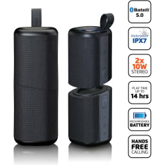 Lenco BTP-400BK 2-in-1 Bluetooth 5.0 kaiuttimet