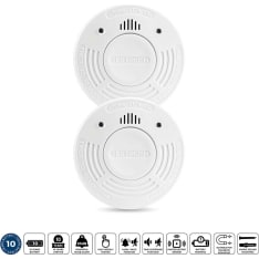 Alecto SD1010 2x palovaroitin 10 v paristolla