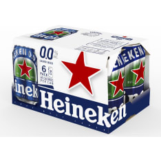 Heineken 0,33 l 6-pack alkoholiton olut