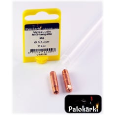 Palokärki M6 0,8mm mig-langalle virtasuutin