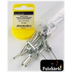 Palokärki 4,8x21mm 15kpl alumiini haara/ruusuniitti