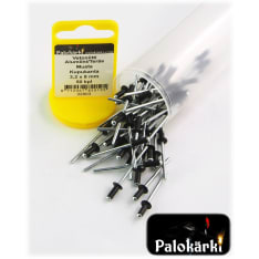 Palokärki kupukantainen 3,2x8mm AL/A2 50kpl musta vetoniitti