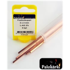 Fire tip 2x2mm L-AG 2% 2pc phosphor copper