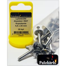 PALOKÄRKI Alu/RST 4,8 x 25 mm 20 kpl Lyöntiniitti